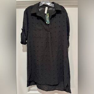 Blooming Jelly Swiss Dot Swim Coverup Size‎ Small NWT